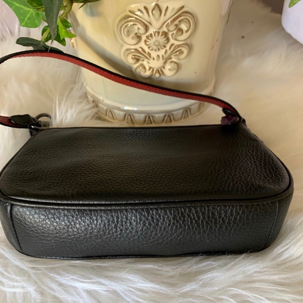 🔥SOLD🔥 Coach Nolita 19 .Black Leather Rainbow Horse and Carriage Print - Picture 4 of 10